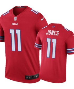 Buffalo Bills #11 Zay Jones Nike Color Rush Red Jersey - Robokeg