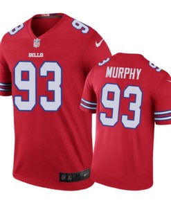 Buffalo Bills #93 Trent Murphy Nike Color Rush Red Jersey - Robokeg