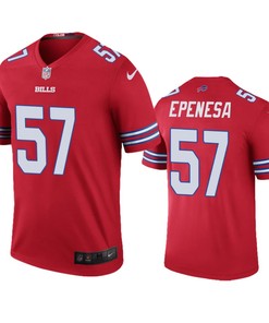 Buffalo Bills A.j. Epenesa Red Color Rush Legend Jersey - Robokeg