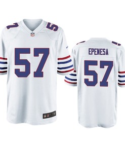 Buffalo Bills A.j. Epenesa White 2020 Nfl Draft Alternate Game Jersey - Robokeg