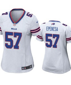Buffalo Bills A.j. Epenesa White 2020 Nfl Draft Game Jersey - Robokeg