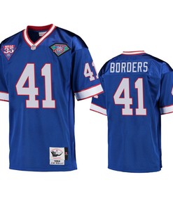 Buffalo Bills Breon Borders Royal Vintage Replica Jersey - Men - Robokeg