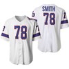 Buffalo Bills Bruce Smith #78 Great Player Nfl American Football Team White Vintage 3d Designed Allover Gift For Bills Fans Baseball Jersey - Robokeg