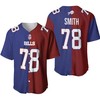 Buffalo Bills Bruce Smith #78 Great Player Nfl Vapor Limited Royal Red Two Tone Jersey Style Gift For Bills Fans Baseball Jersey - Robokeg