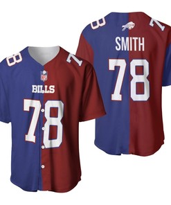 Buffalo Bills Bruce Smith #78 Great Player Nfl Vapor Limited Royal Red Two Tone Jersey Style Gift For Bills Fans Baseball Jersey - Robokeg