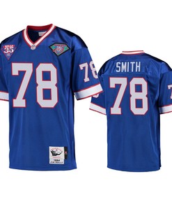Buffalo Bills Bruce Smith Royal Vintage Replica Jersey - Mens - Robokeg