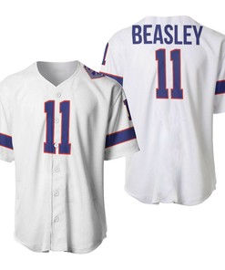 Buffalo Bills Cole Beasley #11 Great Player Nfl American Football Team White Vintage 3d Designed Allover Gift For Bills Fans Baseball Jersey - Robokeg