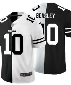 Buffalo Bills Cole Beasley #11 / Jake Fromm #10 Nfl 2020 Black And White Jersey - Robokeg