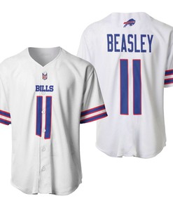 Buffalo Bills Cole Beasley #11 Nfl Great Player American Football Team Game White 3d Designed Allover Gift For Bills Fans Baseball Jersey - Robokeg