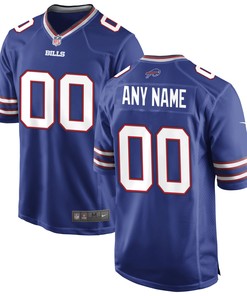 Buffalo Bills Custom Game Jersey Royal Custom Jerseys Nfl - Robokeg