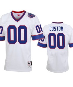 Buffalo Bills Custom White Vintage Replica Jersey - Men - Robokeg