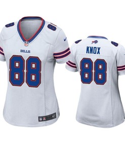 Buffalo Bills Dawson Knox 2019 Nfl Draft White Game Womens Jersey - Robokeg