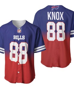 Buffalo Bills Dawson Knox #88 Great Player Nfl American Football Team Royal Color Crash 3d Designed Allover Gift For Bills Fans Baseball Jersey - Robokeg