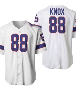 Buffalo Bills Dawson Knox #88 Great Player Nfl American Football Team White Vintage 3d Designed Allover Gift For Bills Fans Baseball Jersey - Robokeg