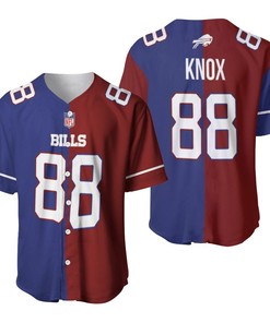 Buffalo Bills Dawson Knox #88 Great Player Nfl Vapor Limited Royal Red Two Tone Jersey Style Gift For Bills Fans Baseball Jersey - Robokeg