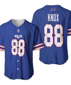 Buffalo Bills Dawson Knox #88 Nfl Legend Player American Football Game Royal 3d Designed Allover Gift For Bills Fans Baseball Jersey - Robokeg
