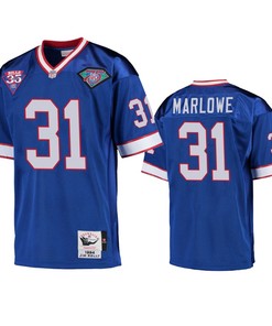 Buffalo Bills Dean Marlowe Royal Vintage Replica Jersey - Men - Robokeg