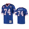 Buffalo Bills Deondre Wesley Royal Vintage Replica Jersey - Men - Robokeg
