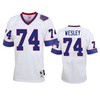 Buffalo Bills Deondre Wesley White Vintage Replica Jersey - Men - Robokeg