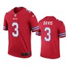 Buffalo Bills Gabriel Davis Red Color Rush Legend Jersey - Robokeg