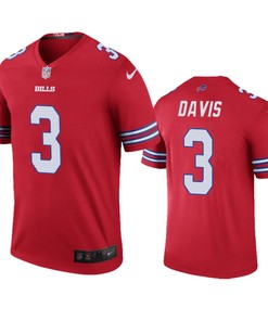Buffalo Bills Gabriel Davis Red Color Rush Legend Jersey - Robokeg