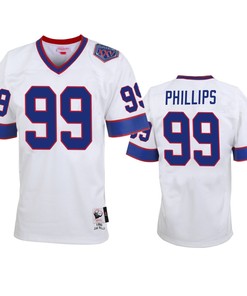 Buffalo Bills Harrison Phillips White Vintage Replica Jersey - Men - Robokeg