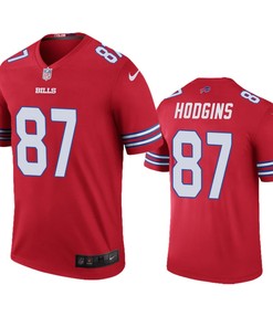 Buffalo Bills Isaiah Hodgins Red Color Rush Legend Jersey - Robokeg
