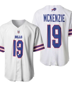 Buffalo Bills Isaiah Mckenzie #19 Nfl Great Player American Football Team Game White 3d Designed Allover Gift For Bills Fans Baseball Jersey - Robokeg