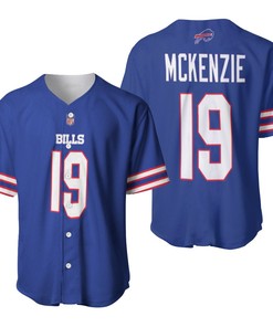 Buffalo Bills Isaiah Mckenzie #19 Nfl Legend Player American Football Game Royal 3d Designed Allover Gift For Bills Fans Baseball Jersey - Robokeg