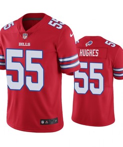 Buffalo Bills Jerry Hughes Red Nike Color Rush Limited Jersey - Robokeg