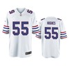 Buffalo Bills Jerry Hughes White Throwback Game Jersey - Men - Robokeg