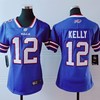 Buffalo Bills Jim Kelly #12 Nfl 2020 Indigo Womens Jersey - Robokeg