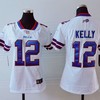 Buffalo Bills Jim Kelly #12 Nfl 2020 White Womens Jersey - Robokeg