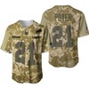 Buffalo Bills Jordan Poyer #21 Great Player Nfl American Football Team Logo Camouflage 3d Designed Allover Gift For Bills Fans Baseball Jersey - Robokeg