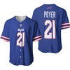 Buffalo Bills Jordan Poyer #21 Nfl Legend Player American Football Game Royal 3d Designed Allover Gift For Bills Fans Baseball Jersey - Robokeg
