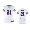 Buffalo Bills Jordan Poyer White Throwback Game Jersey - Women - Robokeg