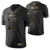Buffalo Bills Josh Allen 17 2021 Nfl Golden Brandedition Black Jersey Gift For Bills Fans - Robokeg