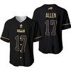 Buffalo Bills Josh Allen #17 Great Player Nfl Black Golden Brandedition Vapor Limited Jersey Style Gift For Bills Fans Baseball Jersey - Robokeg