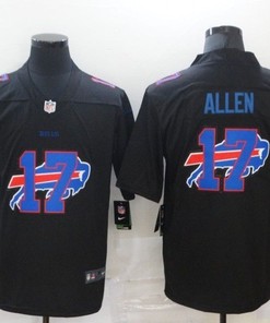 Buffalo Bills Josh Allen #17 Nfl 2020 Black Jersey - Robokeg