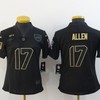Buffalo Bills Josh Allen #17 Nfl 2020 Black Womens Jersey - Robokeg