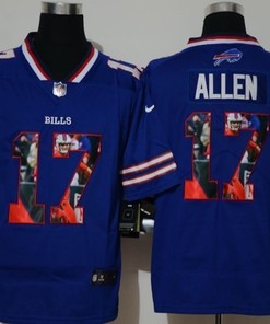 Buffalo Bills Josh Allen #17 Nfl 2020 Cobalt Jersey - Robokeg