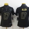 Buffalo Bills Josh Allen #17 Nfl 2020 New Arrival Black Womens Jersey - Robokeg