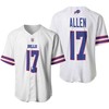 Buffalo Bills Josh Allen #17 Nfl Great Player American Football Team Game White 3d Designed Allover Gift For Bills Fans Baseball Jersey - Robokeg