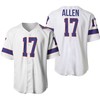 Buffalo Bills Josh Allen #17 Nfl Great Player American Football White Vintage 3d Designed Allover Gift For Bills Fans Baseball Jersey - Robokeg