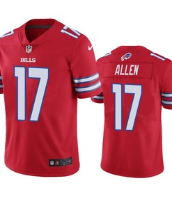 Buffalo Bills Josh Allen Red Vapor Limited Jersey - Robokeg