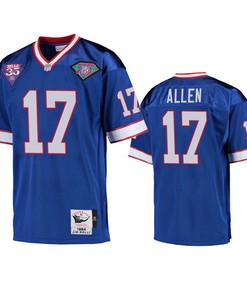 Buffalo Bills Josh Allen Royal Vintage Replica Jersey - Men - Robokeg