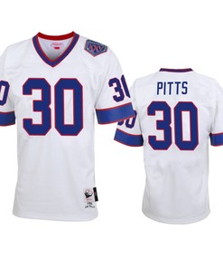 Buffalo Bills Lafayette Pitts White Vintage Replica Jersey - Men - Robokeg