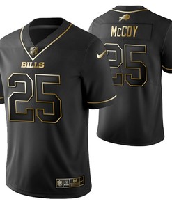 Buffalo Bills Lesean Mccoy 25 2021 Nfl Golden Brandedition Black Jersey Gift For Bills Fans - Robokeg