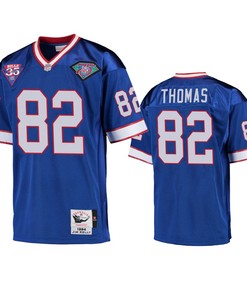 Buffalo Bills Logan Thomas Royal Vintage Replica Jersey - Men - Robokeg