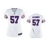 Buffalo Bills Lorenzo Alexander White Throwback Game Jersey - Women - Robokeg